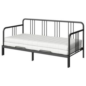 کاناپه تخت‌خواب‌شو ایکیا مدل FYRESDAL سایز 80×200 با دو تشک Åfjäll