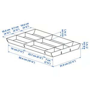 نظم‌دهنده قابل تنظیم داخل کشو ایکیا مدل UPPDATERA